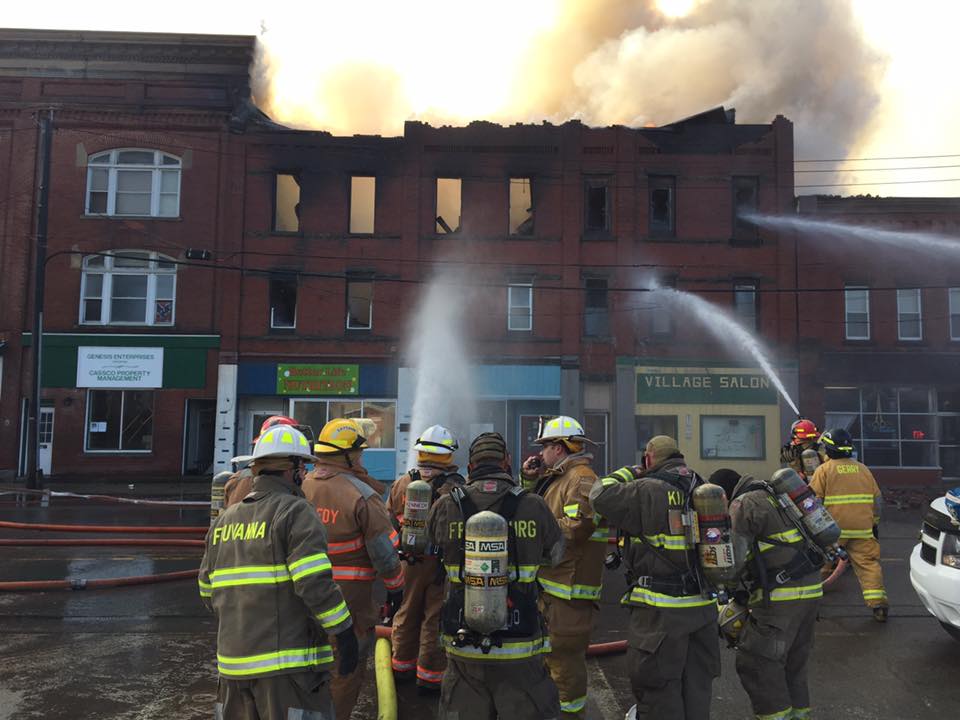 Fire Rips Through Downtown Falconer Building, Displaces Residents News, Sports, Jobs Post